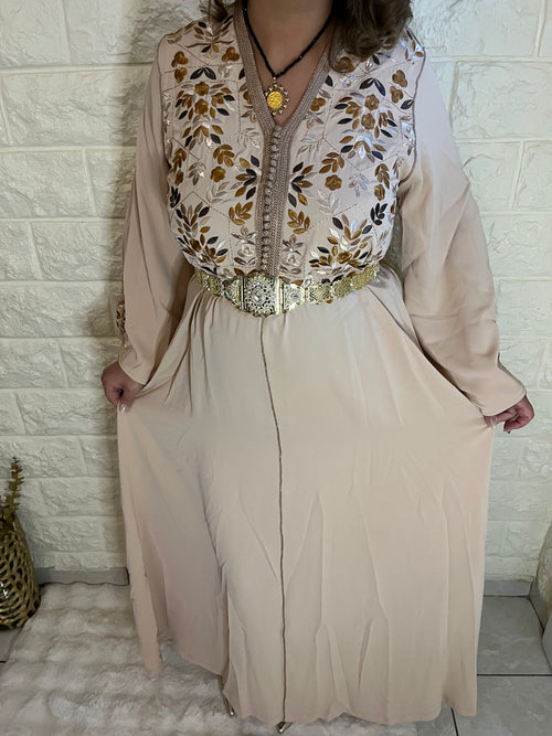 Caftan beige brodé 💓